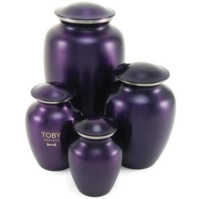 Classic Pet Crimson Violet-Urns-Small (85)-Sorrento Valley Pet Cemetery