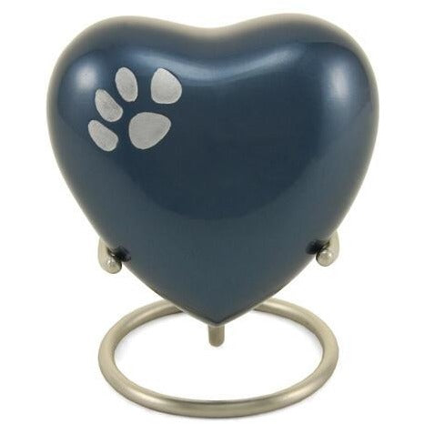 Odyssey Moonlight Blue Heart Keepsake-Memorials-None-Sorrento Valley Pet Cemetery