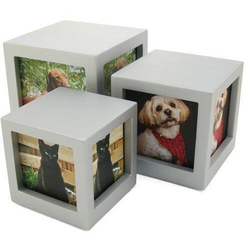 Photo Cube - Silver-Urns-25-Silver-Sorrento Valley Pet Cemetery