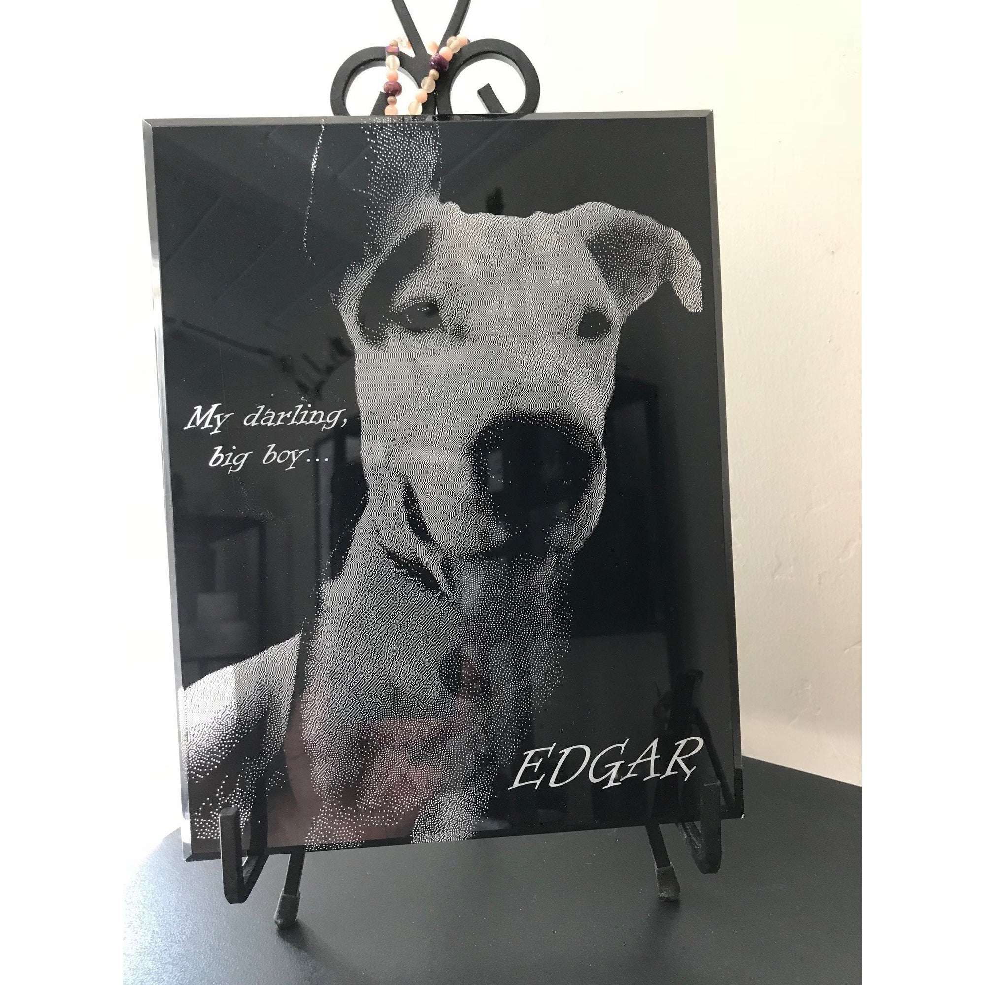 Large Acrylic Plaque + Engraved-Memorials-Sorrento Valley Pet Cemetery