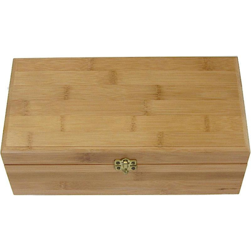 Bamboo Box Urn - Hinged Lid <br>(Optional Engraving)-Urns-Large-None-Sorrento Valley Pet Cemetery