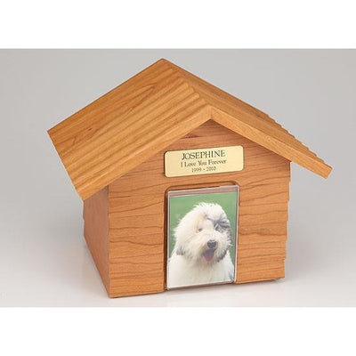 Doghouse Urn One size for all pets-Urns-Natural-Personalized-Sorrento Valley Pet Cemetery